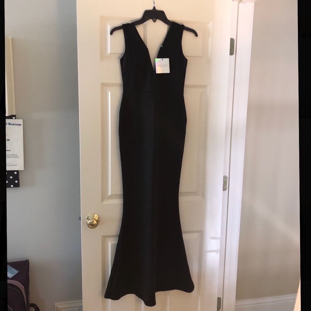 Misguided Black Trumpet Gown